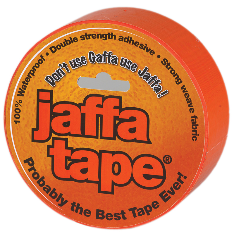 50mmx25m 'Jaffa Tape' Orange Polycloth Tape